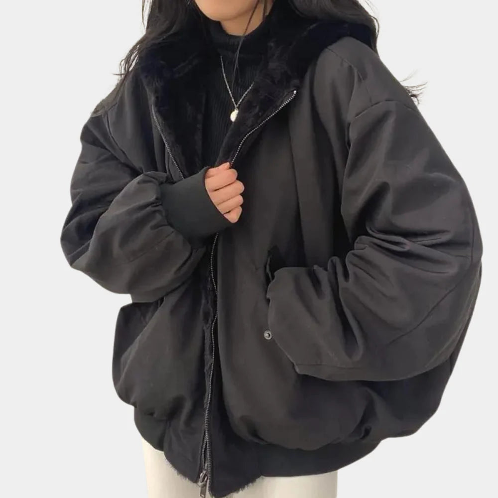 Warm Waterproof Parka Coat for Women with Hood