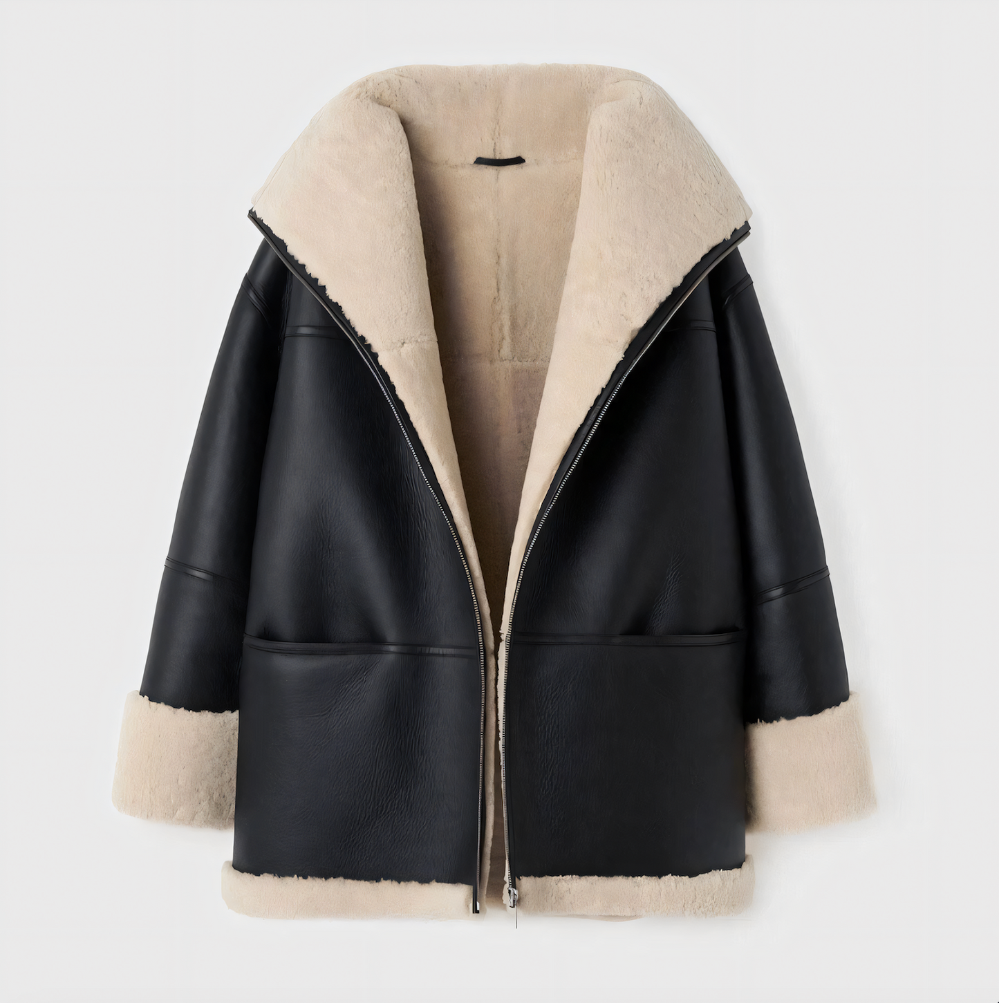 Winter coat with fur lining