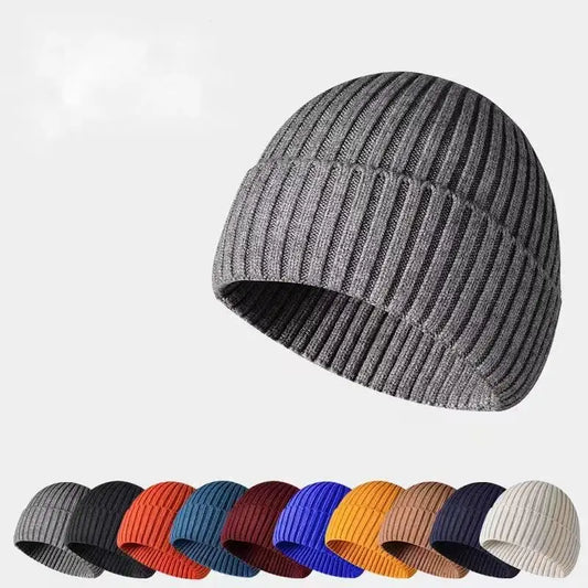 Winter hat made of knitted fabric