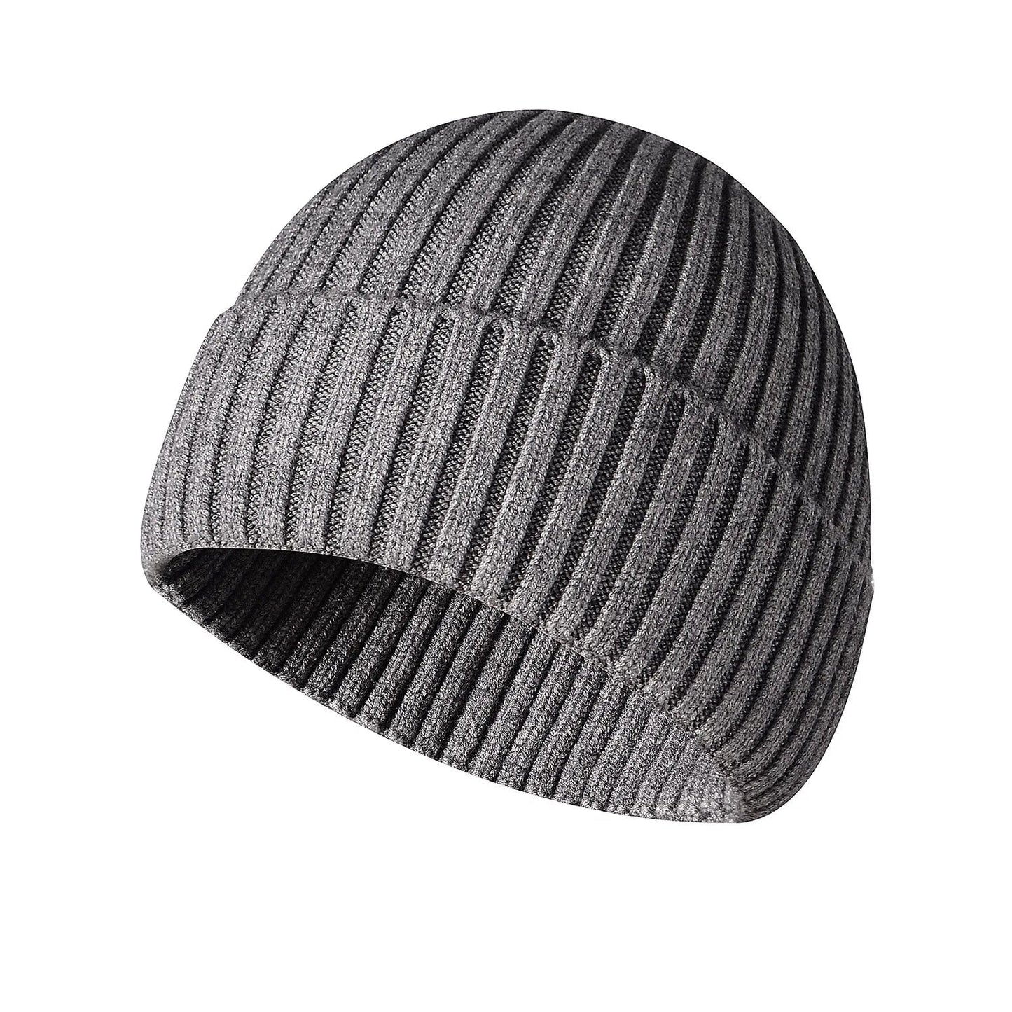 Winter hat made of knitted fabric