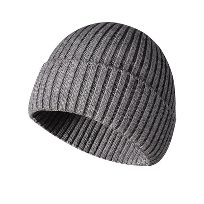 Winter hat made of knitted fabric