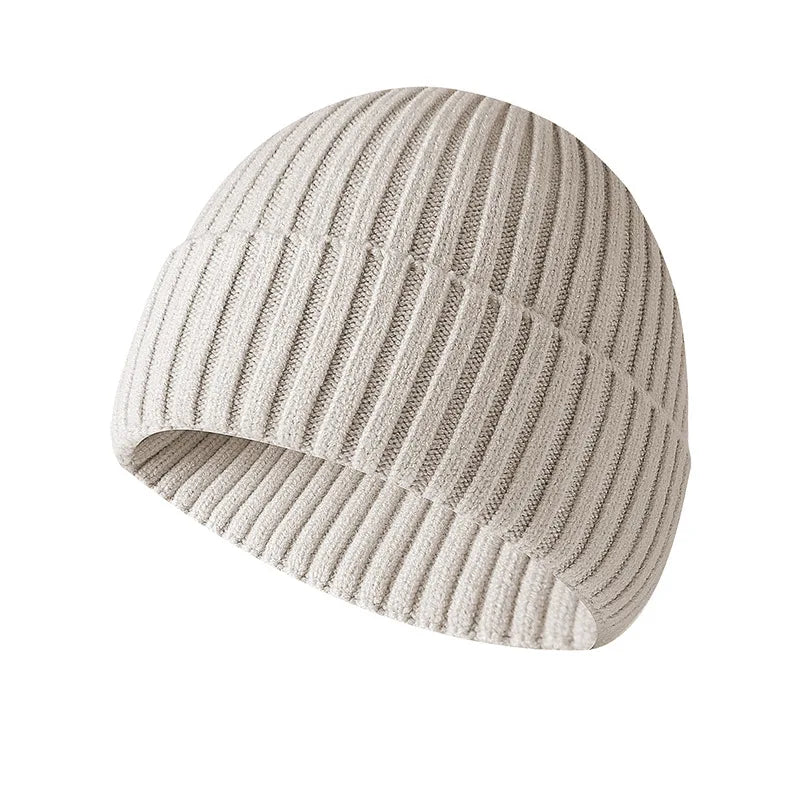 Winter hat made of knitted fabric