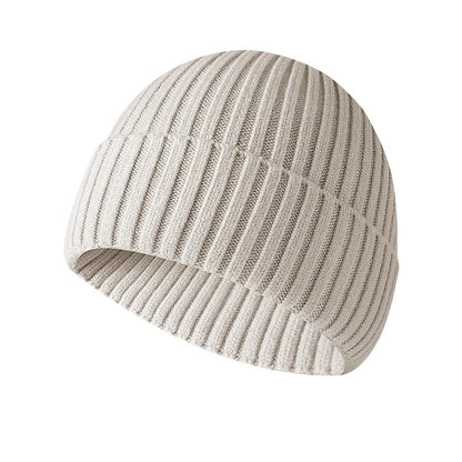 Winter hat made of knitted fabric