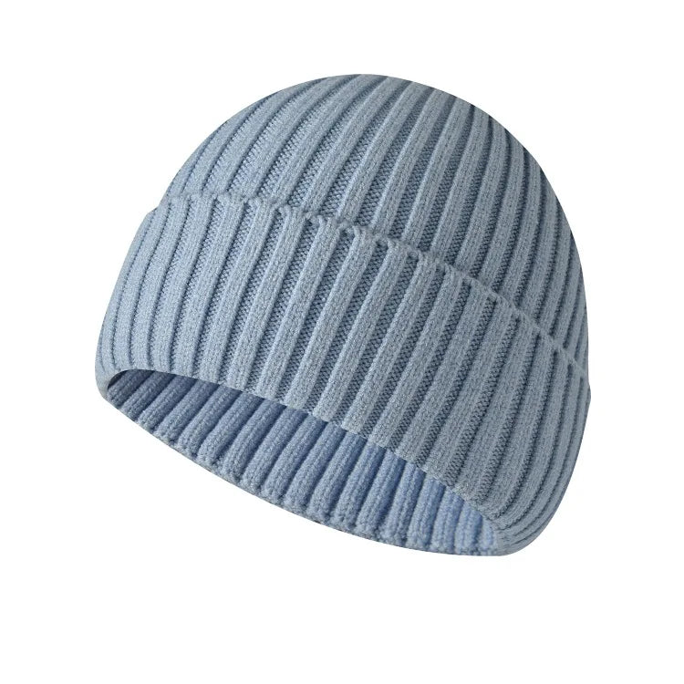 Winter hat made of knitted fabric