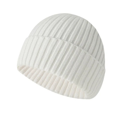 Winter hat made of knitted fabric