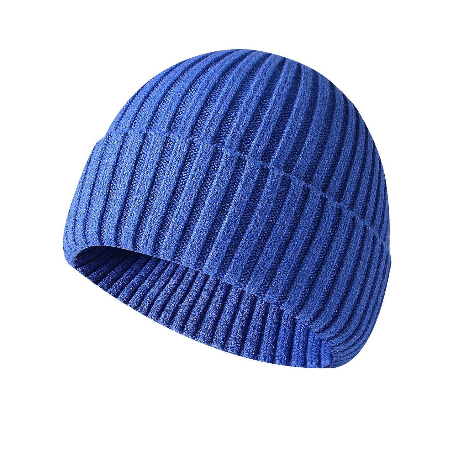 Winter hat made of knitted fabric