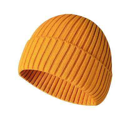 Winter hat made of knitted fabric