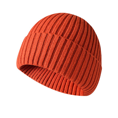 Winter hat made of knitted fabric