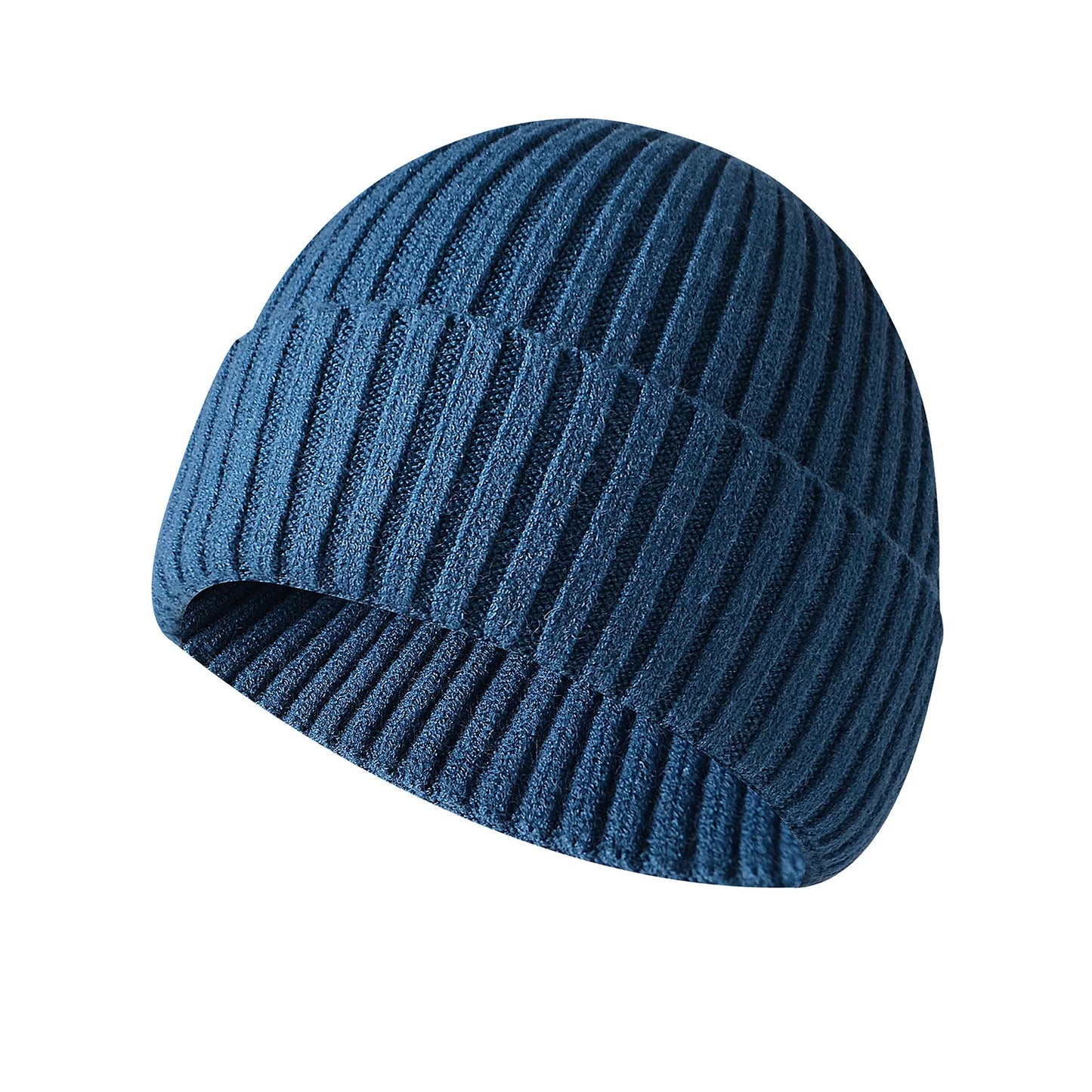 Winter hat made of knitted fabric