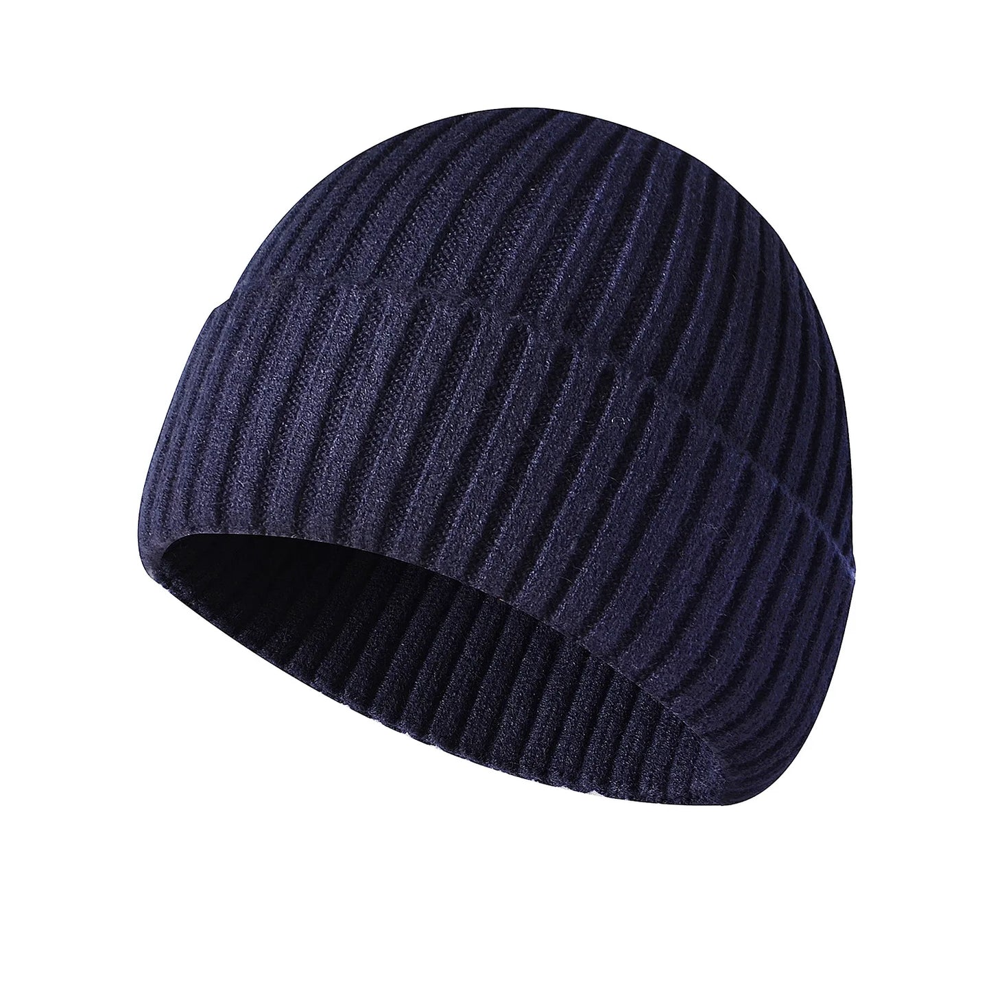 Winter hat made of knitted fabric