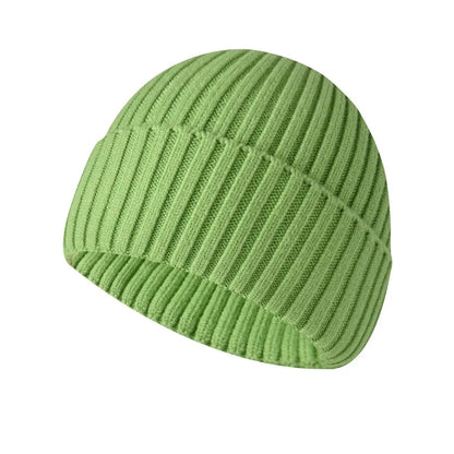 Winter hat made of knitted fabric