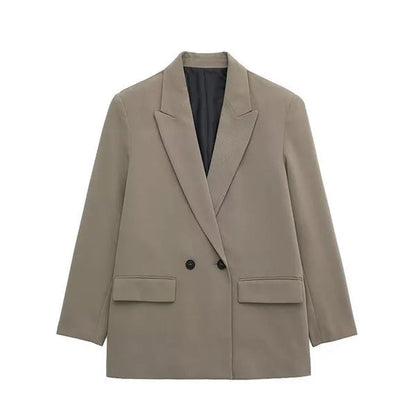 Amiah Structured Blazer: Elegant, Long-Sleeved Design