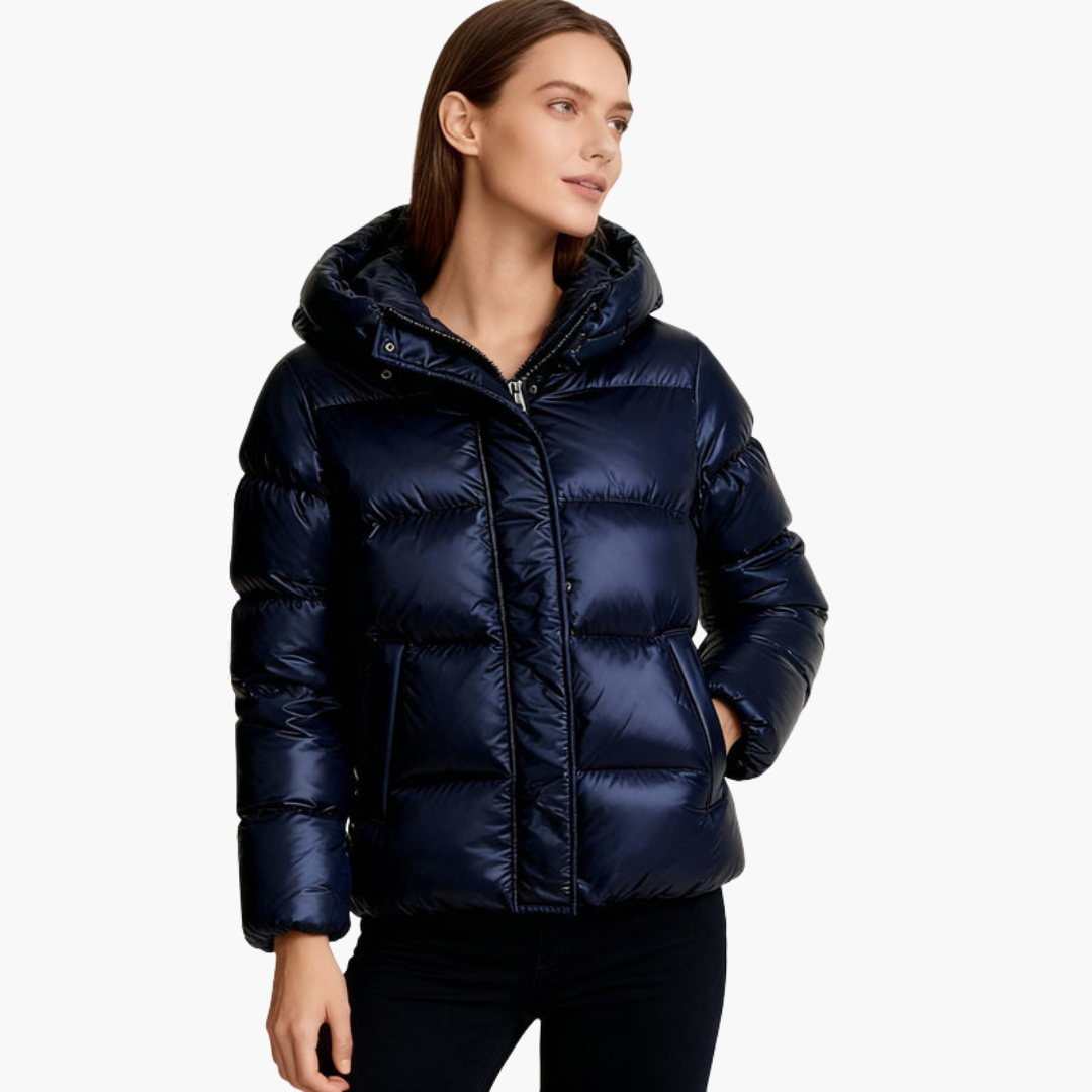 Warm Padded Hooded Zip Up Jacket