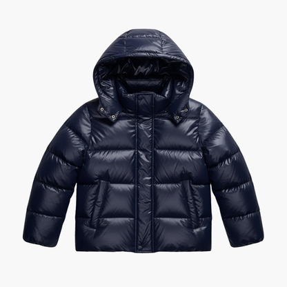 Warm Padded Hooded Zip Up Jacket - Olytrend