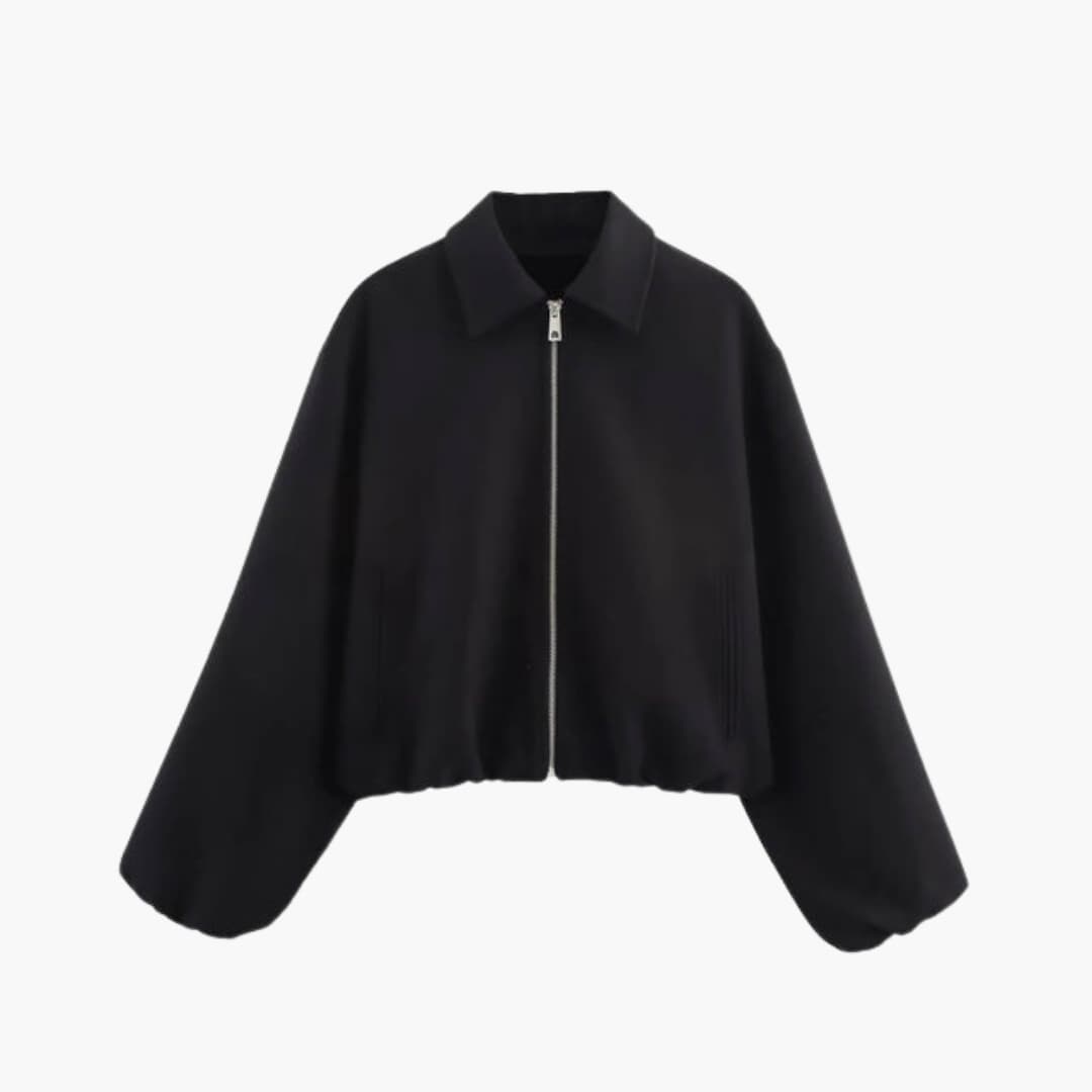 Women's Classic Jacket with Collar Detail
