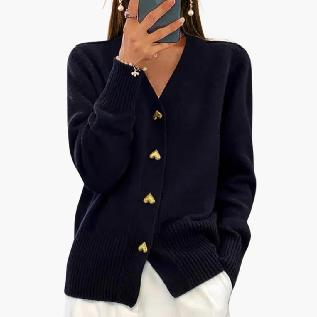 Women's Cozy Long Sleeve Cardigan Sweater - Olytrend