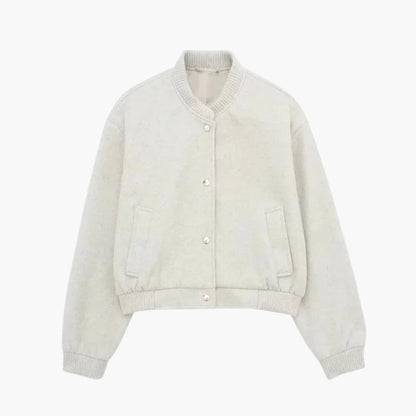 Women's Short Zip Up Jacket with Pockets