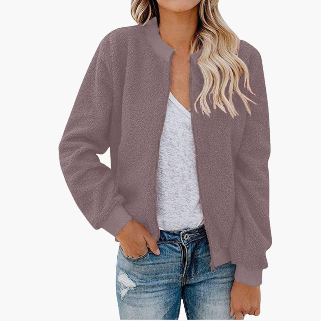 Warm Women's Zip Up Fleece Jacket