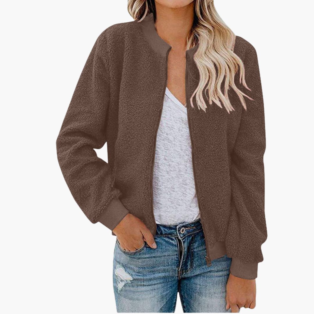 Warm Women's Zip Up Fleece Jacket
