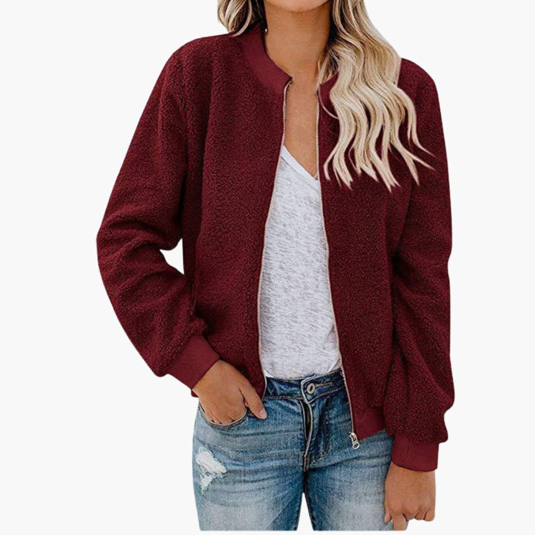 Warm Women's Zip Up Fleece Jacket