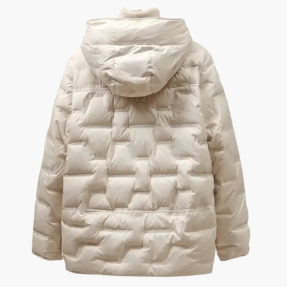 Warm Women's Quilted Hooded Parka Jacket