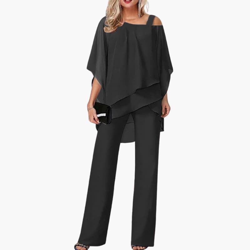 Women's Off Shoulder Wide Leg Jump Suit