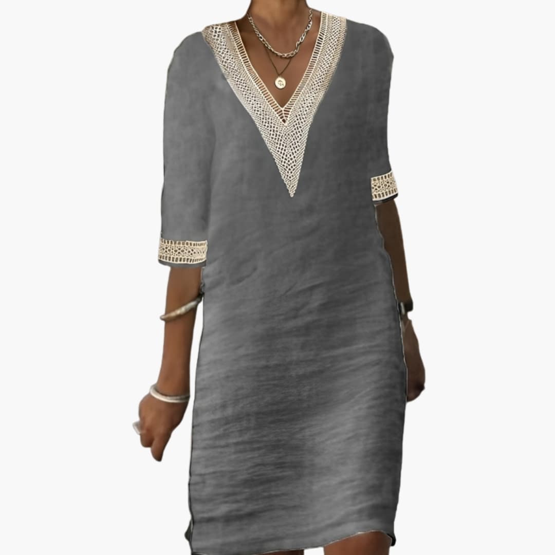 Casual Fit Knee Length Summer Dress