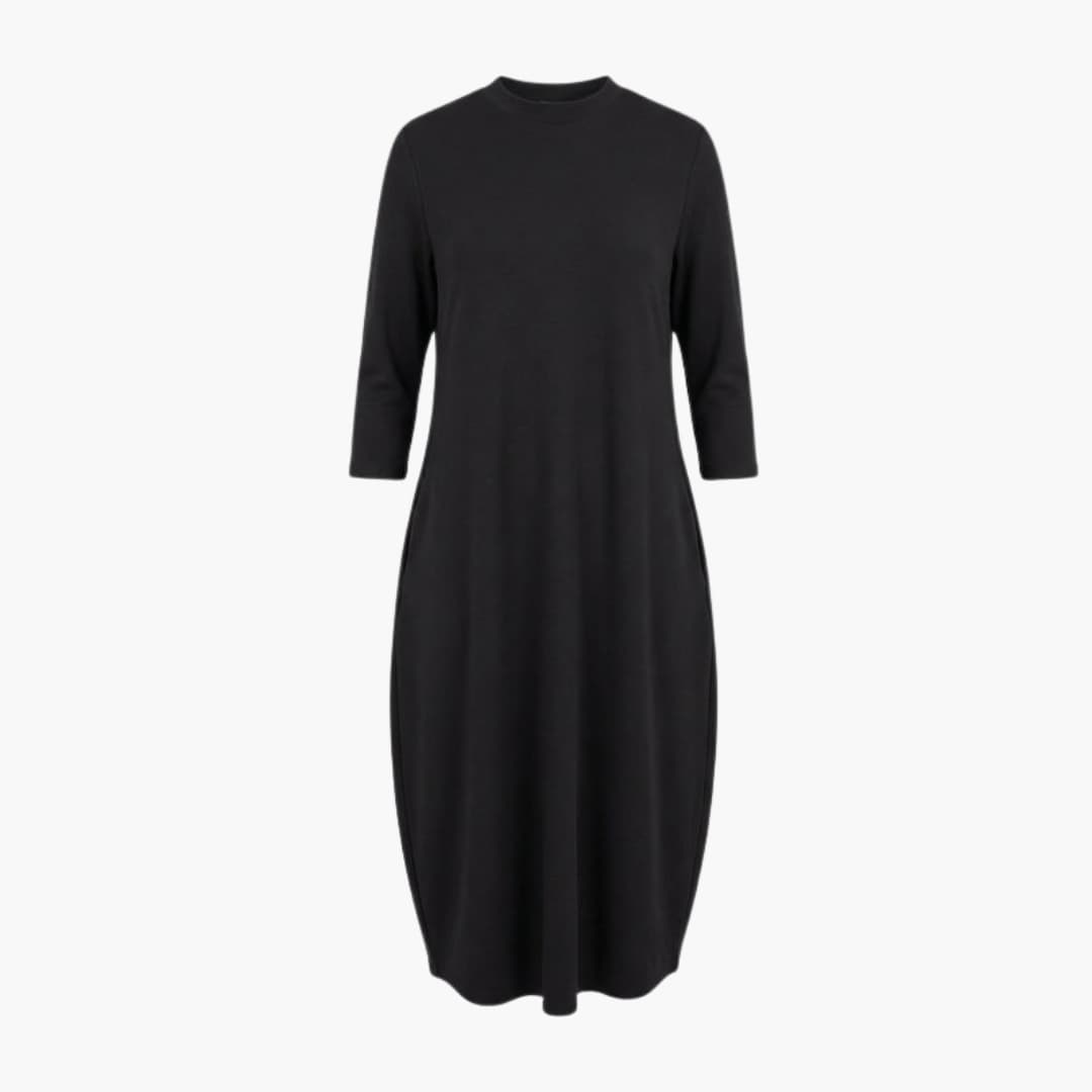 Casual Fit Knee Length Dress with Pockets