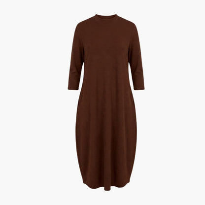 Casual Fit Knee Length Dress with Pockets