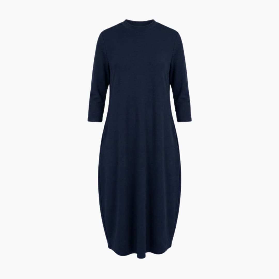 Casual Fit Knee Length Dress with Pockets