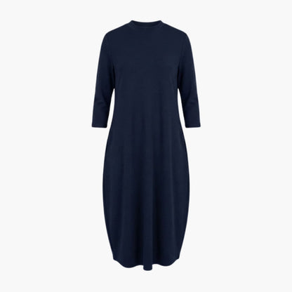 Casual Fit Knee Length Dress with Pockets