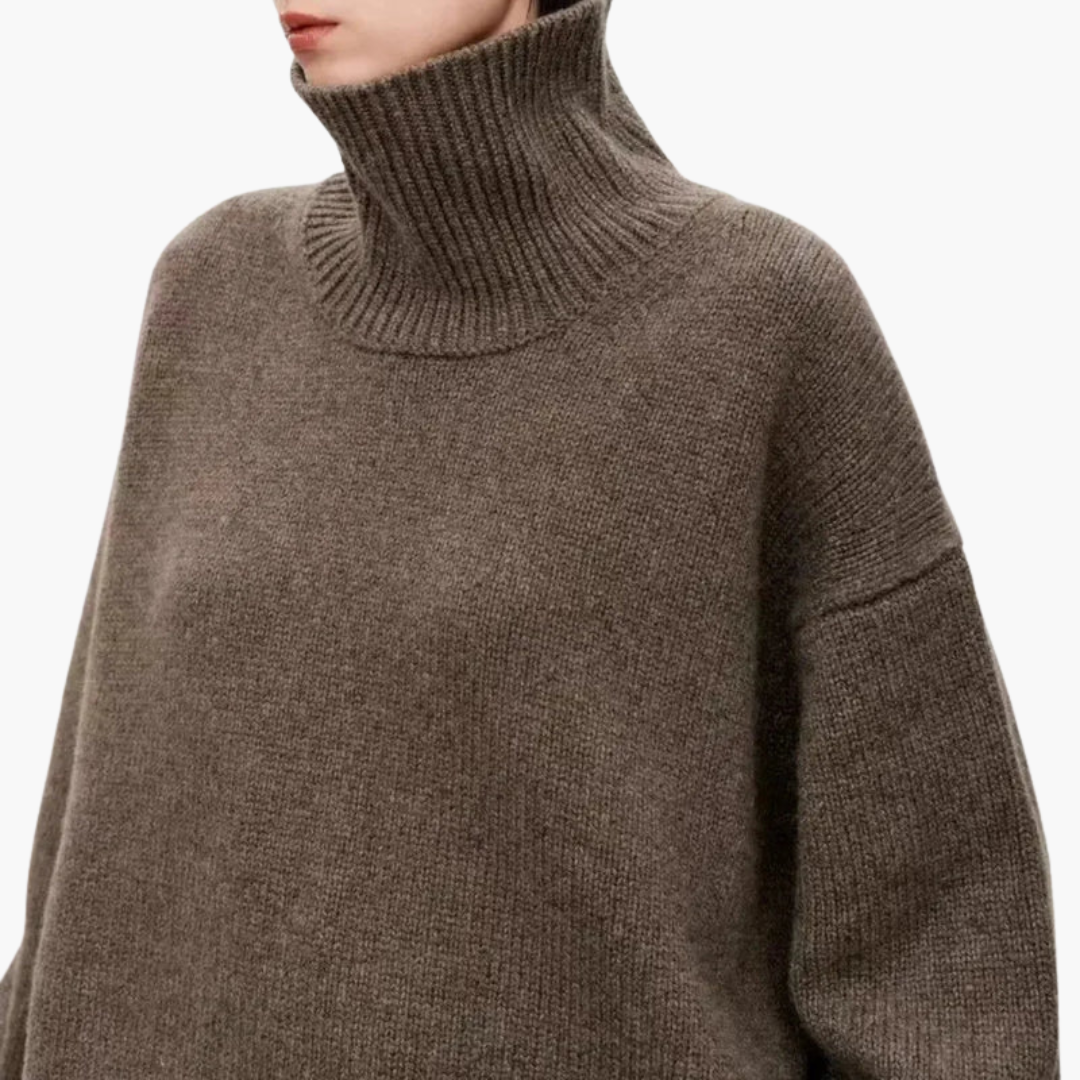 Women's Cozy Crew Neck Sweater – Soft Loose Fit
