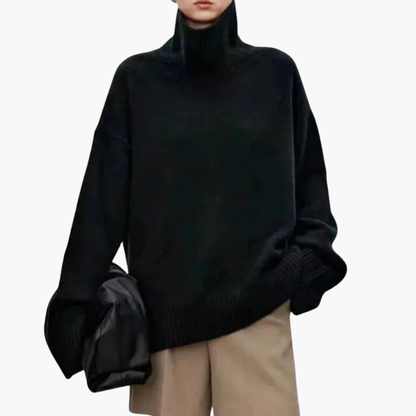 Women's Cozy Crew Neck Sweater – Soft Loose Fit - Olytrend