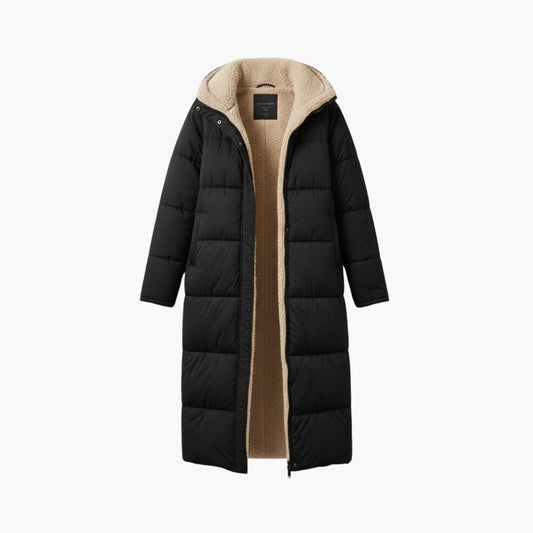 Warm Padded Parka Coat for Women - Olytrend