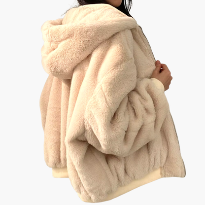 Versatile Double Sided Zip Up Hooded Jacket
