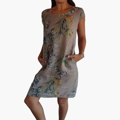 Casual Fit Short Sleeve Summer Dress