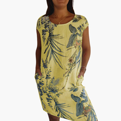 Casual Fit Short Sleeve Summer Dress