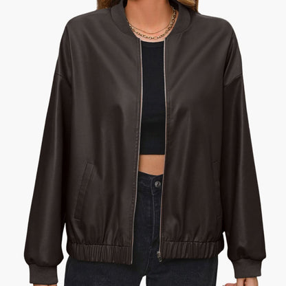 Women's Active Windbreaker Jacket with Stretch Cuffs and Zip Pockets