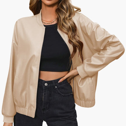 Women's Active Windbreaker Jacket with Stretch Cuffs and Zip Pockets
