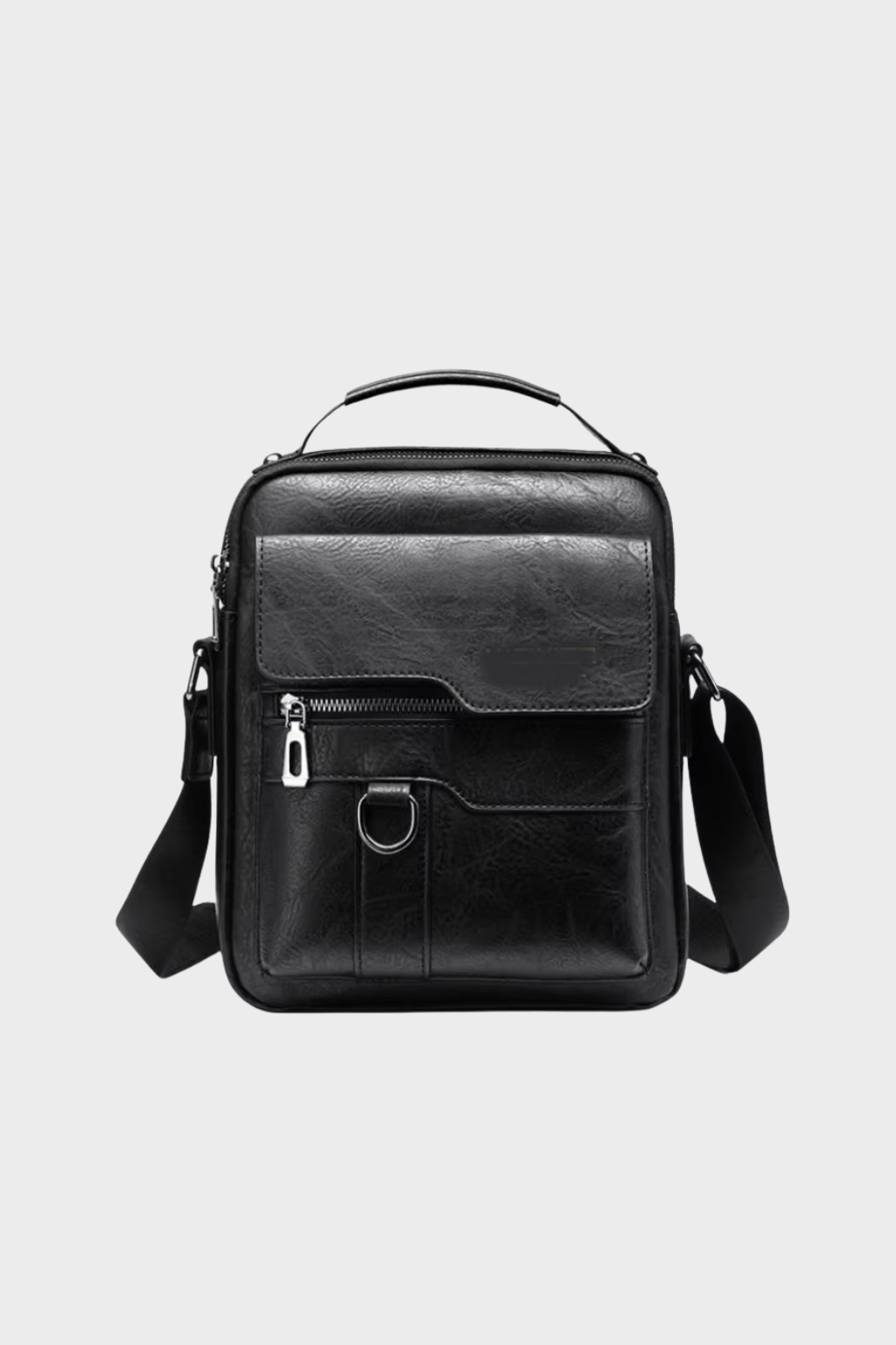Women's Structured Leather Crossbody Bag