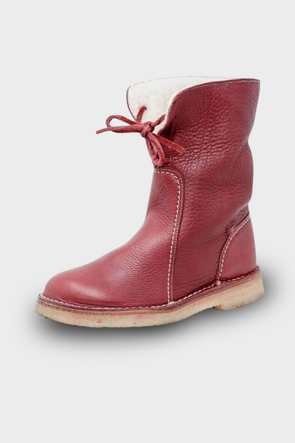 Women’s Waterproof Leather Winter Boots