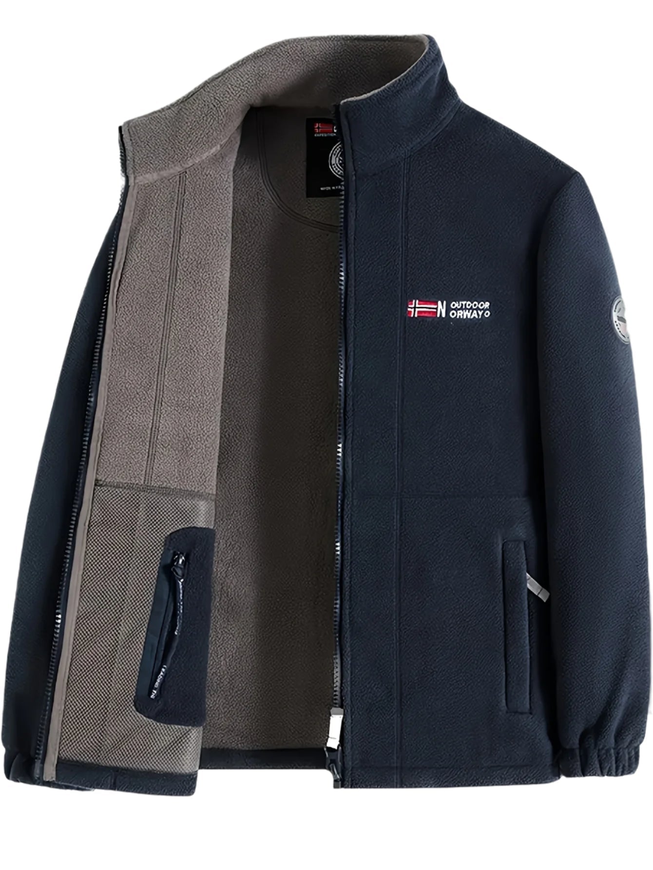 Waterproof Men's Zip Up Windbreaker Jacket - Olytrend