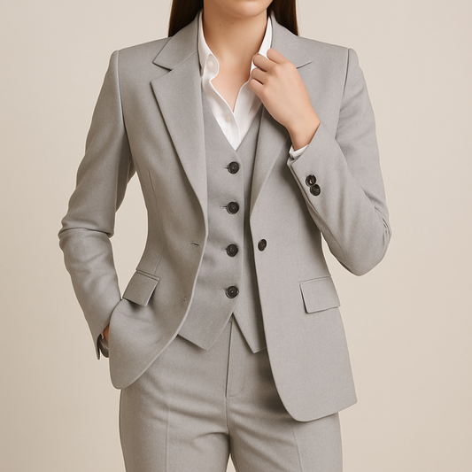Women’s Tailored 3-Piece Suit Set | Classic Style