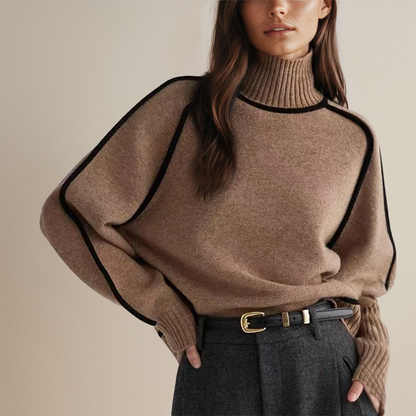 Women's Elegant Knitted Turtleneck Sweater