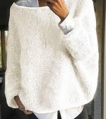Women's Oversized Knit Sweater: Soft & Cozy