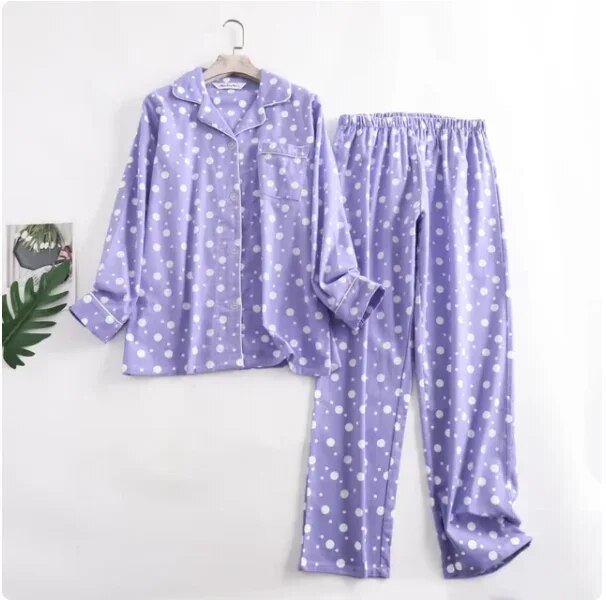 Women's vibrant patterned pajama set, comfortable and two-piece
