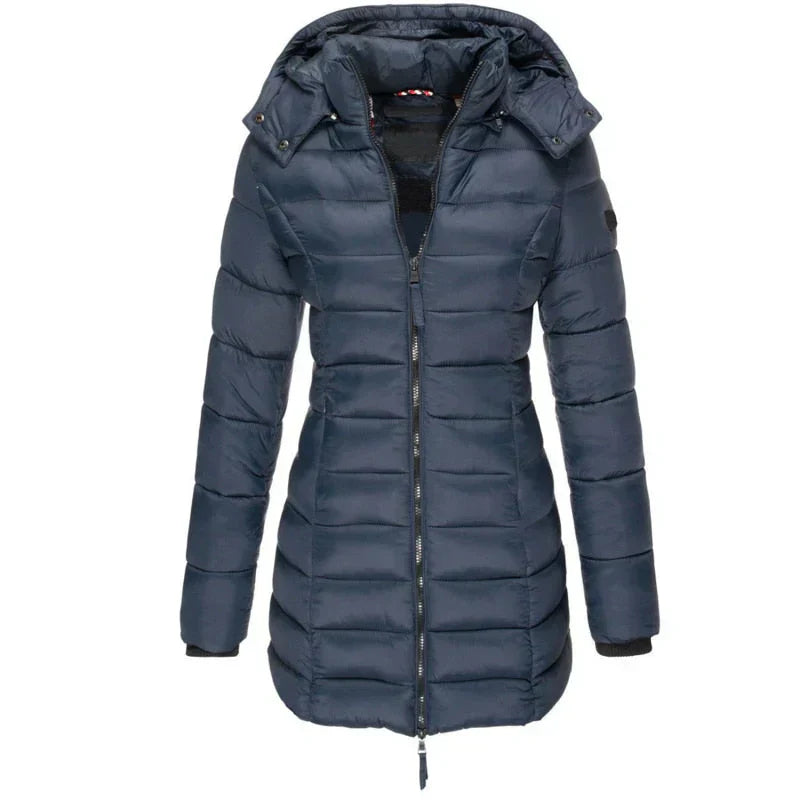 Zara hooded down jacket