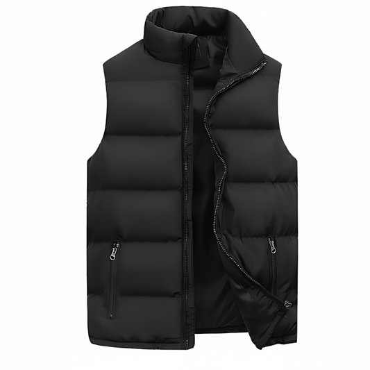 Warm Insulated Quilted Mens Vest - Olytrend