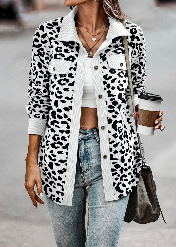 Women's Leopard Print Krystal Jacket