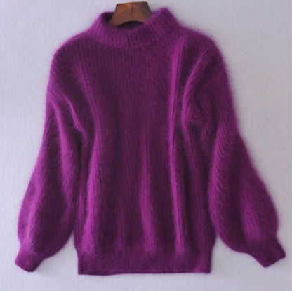 Vintage-Style Angora Sweater by Brenda